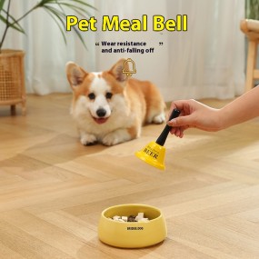Pet Training Toy Supplier - Interactive Metal Hand Bell Dog Taming Call Training