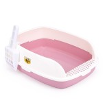 Pet Toilet Factory - Large Semi-Open Anti-Splash Cat Toilet with Shovel