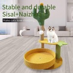 Cat Climbing Frame Supplier - Wholesale Cactus Crawler with Cloth Springboard