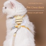 Pet Traction Rope Supplier - Bee Cat Comfortable Nylon I-Shaped Adjustable