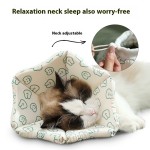 Pet Headgear Supplier - Large Adjustable Nylon Silicone PU Anti-Lick Collar