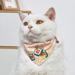 Pet Scarf Supplier - Adjustable Polyester Solid Animal Pattern Personalized