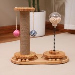 Cat Toy Supplier - Eco-Friendly Sustainable Set Spring Rotating Leaky Food Ball