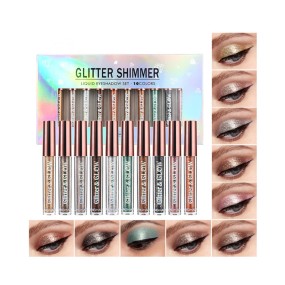 Liquid Eyeshadow Factory - Shimmer Glitter Eyeshadow Set