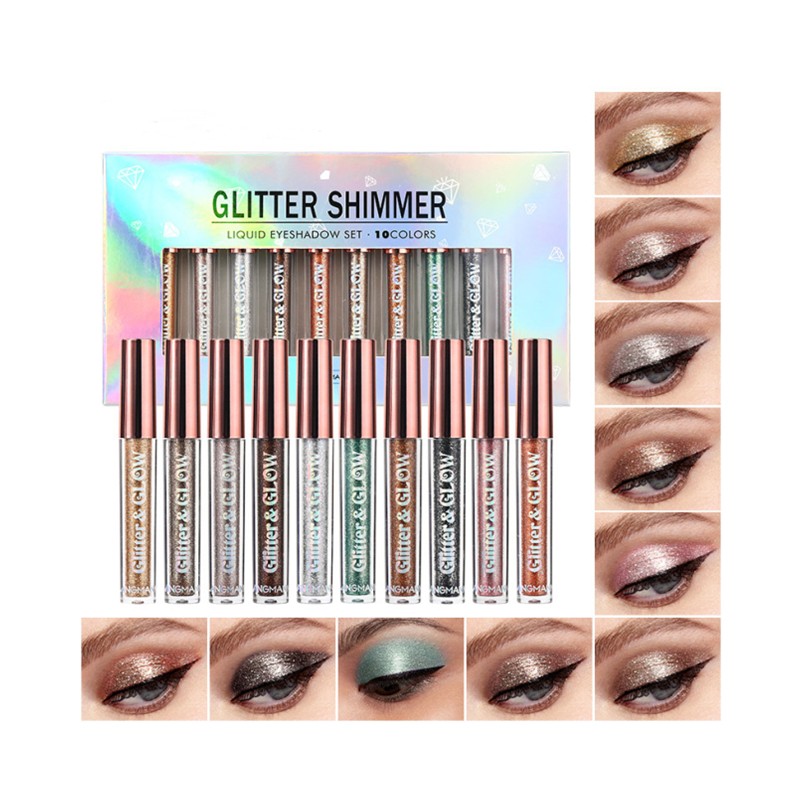 Liquid Eyeshadow Factory - Shimmer Glitter Eyeshadow Set