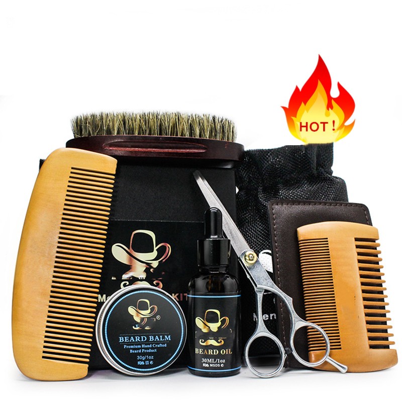 Beard Kit Factory - Men's 6 Items Beard Care Set