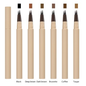Eyebrow Pen Manufacturer - Waterproof Ultra Precise 4 Point Liquid Brow Pen