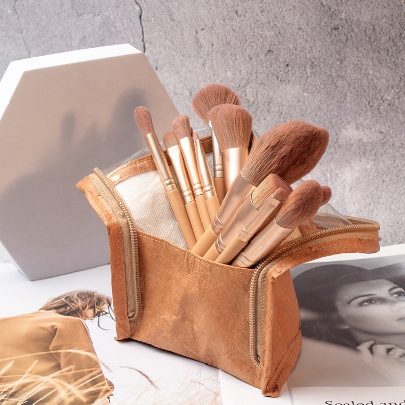 Makeup Brush Set Supplier - Professional Custom 12 PCS Wooden Handle Set
