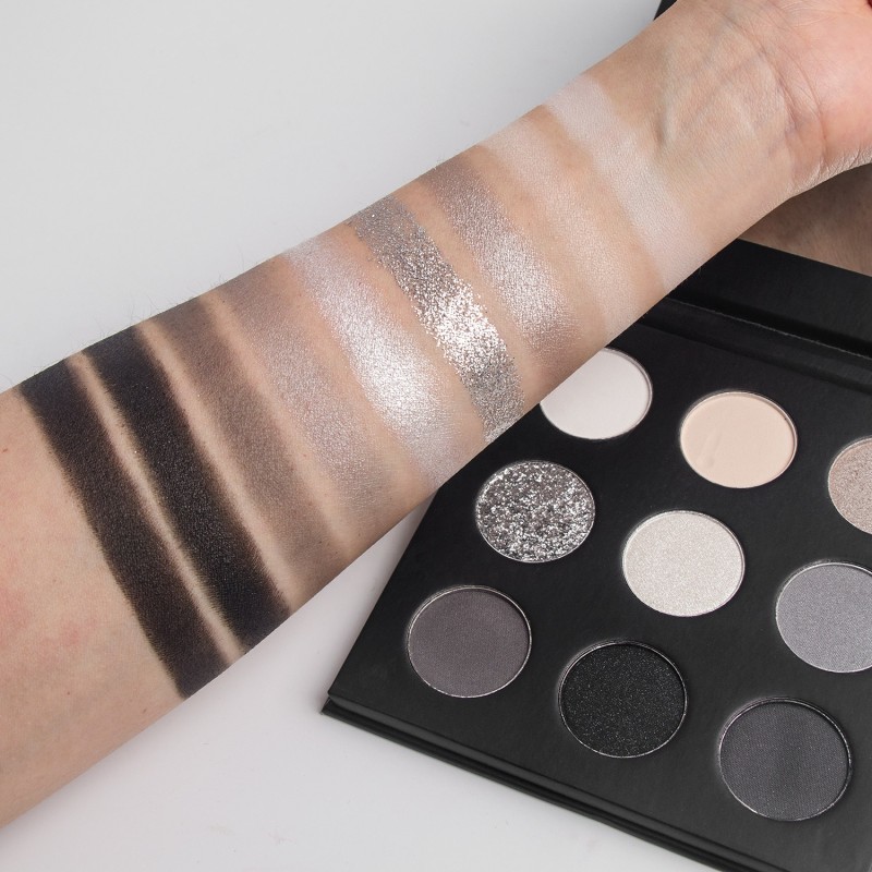 Eyeshadow Palette Supplier - High Pigmented 9 Color Black Matte Smoky