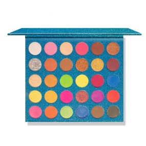 Eyeshadow Palette Factory - High Quality 30 Color Blue Square Eyeshadow