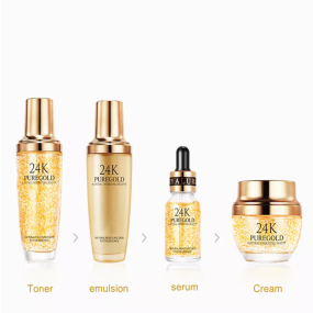 Skin Care Serum Supplier - 2025 24K Gold Serum Whitening Moisturizing Korean