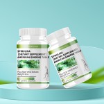 Spirulina and American Ginseng Tablets Pure Natural Extract Spirulina Tablet Organic OEM