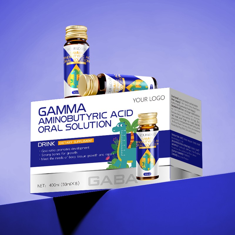 OEM Gamma-Aminobutyric Acid Oral Solution for Sports Nutrition Health Food Supplement