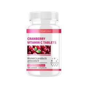 Cranberry Vitamin C Tablets Caring for Women's Urinary Health OEM Multivitamin