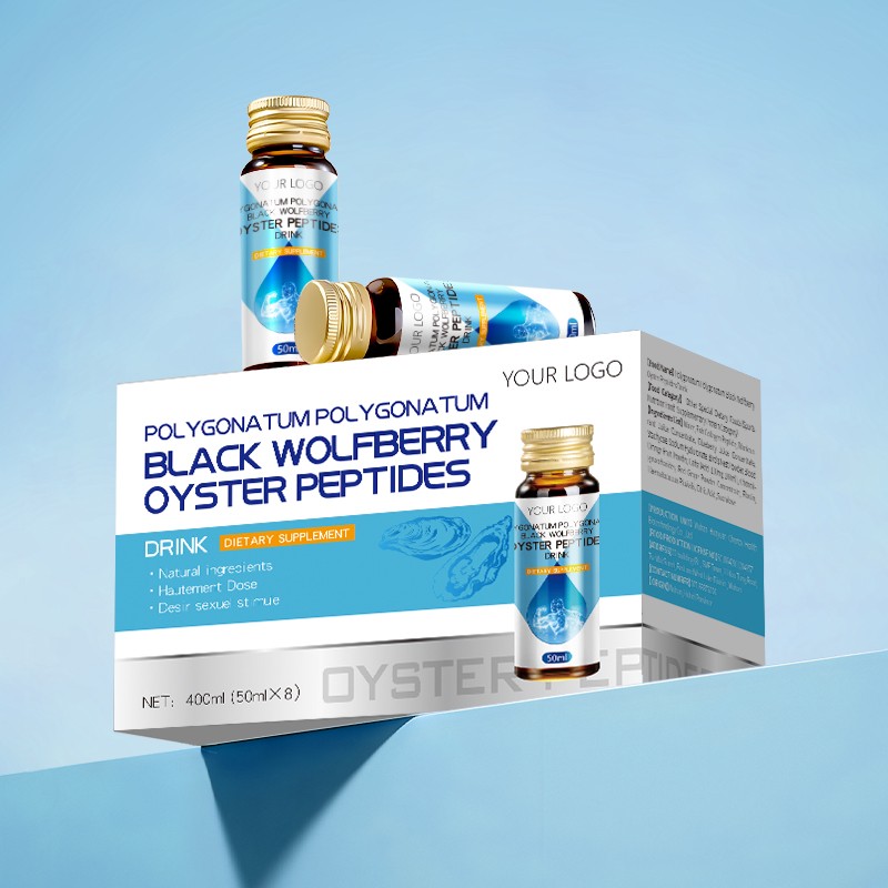 Rhizoma Polygonati Black Goji Berry Oyster Peptide Supplement Energy/Boosting Immunity Improving Sub-health