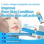L-lysine Collagen Tripeptide Oral Solution Improve Poor Skin Condition/Restore Skin Cell Activity