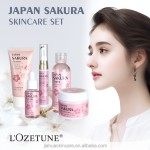 美白面霜生产厂家 - 日本樱花护肤套装
