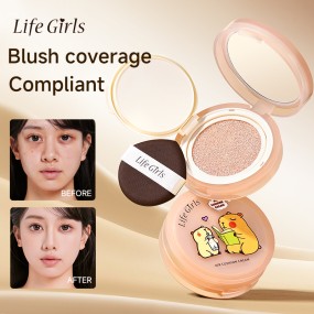 Cushion Foundation Factory - LIFE GIRL Cover Mesh Glass Skin Long-Lasting Lightweight