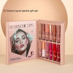 Liquid Lipstick Set Manufacturer - OEM 12Pieces Different Color Matte Non-Stick Gift