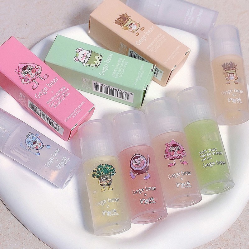 Light Lip Oil Manufacturer - GEGE Bear 2023 Moisturizing Hydrating Clear Glass Mirror