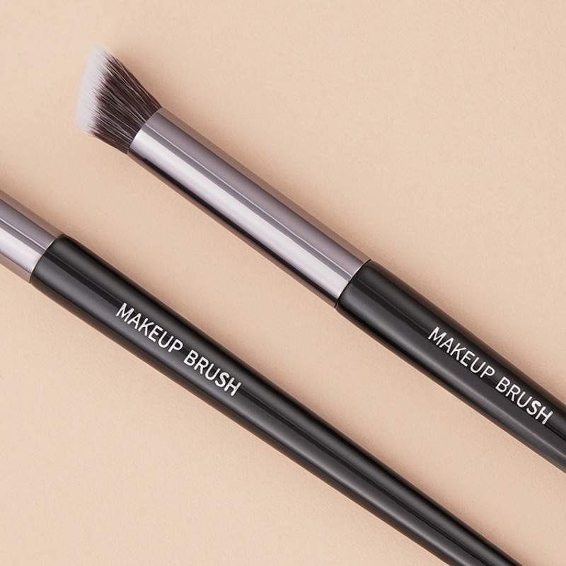 Oblique Flat Head Brush Manufacturer - GECOMO Long Concealer Brush Holder Eyeshadow Blending