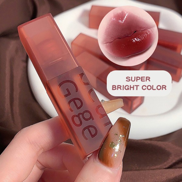Liquid Lipstick Manufacturer - Gege Bear Velvet Matte Cherry Pink Moisturizing Korean