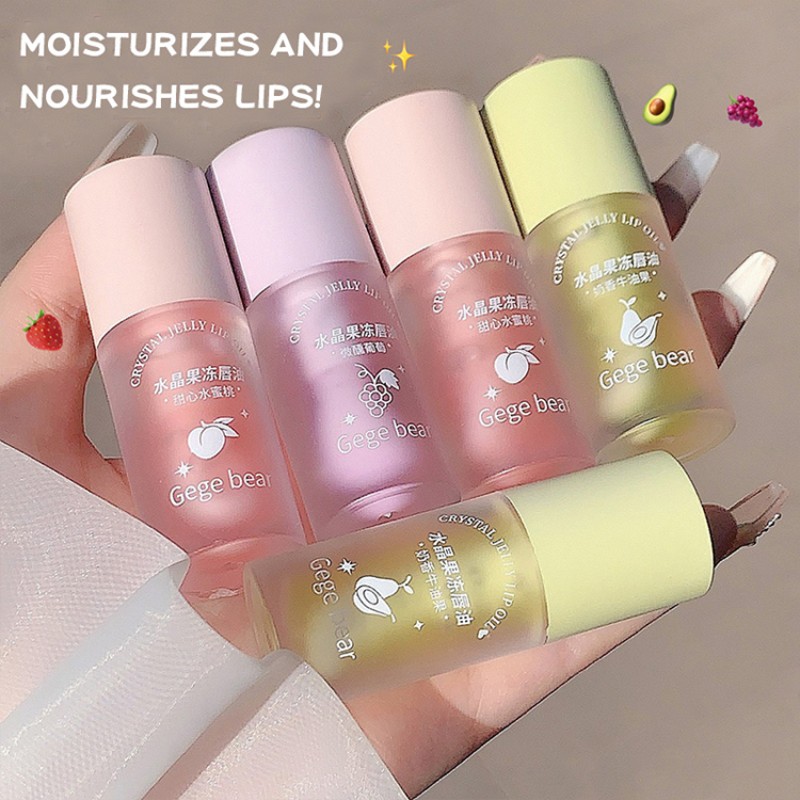Crystal Jelly Lip Gloss Factory - Gege Bear Clear Cute Bear Hydrating Transparent