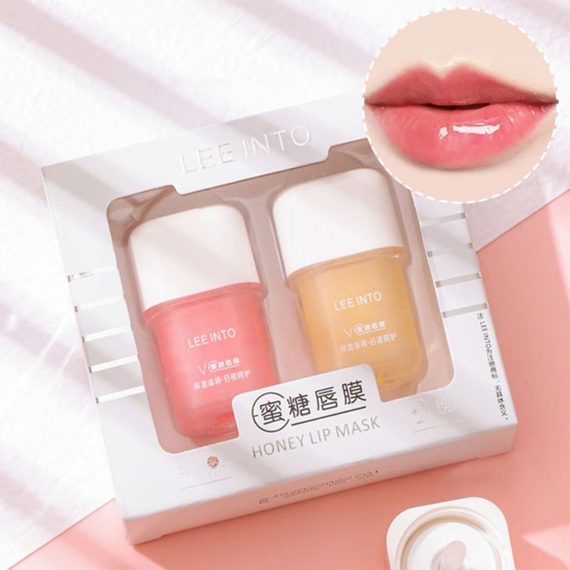 Lip Mask Set Supplier - Hot Sale 2 Pieces Natural Moisturizing Hydrating Overnight