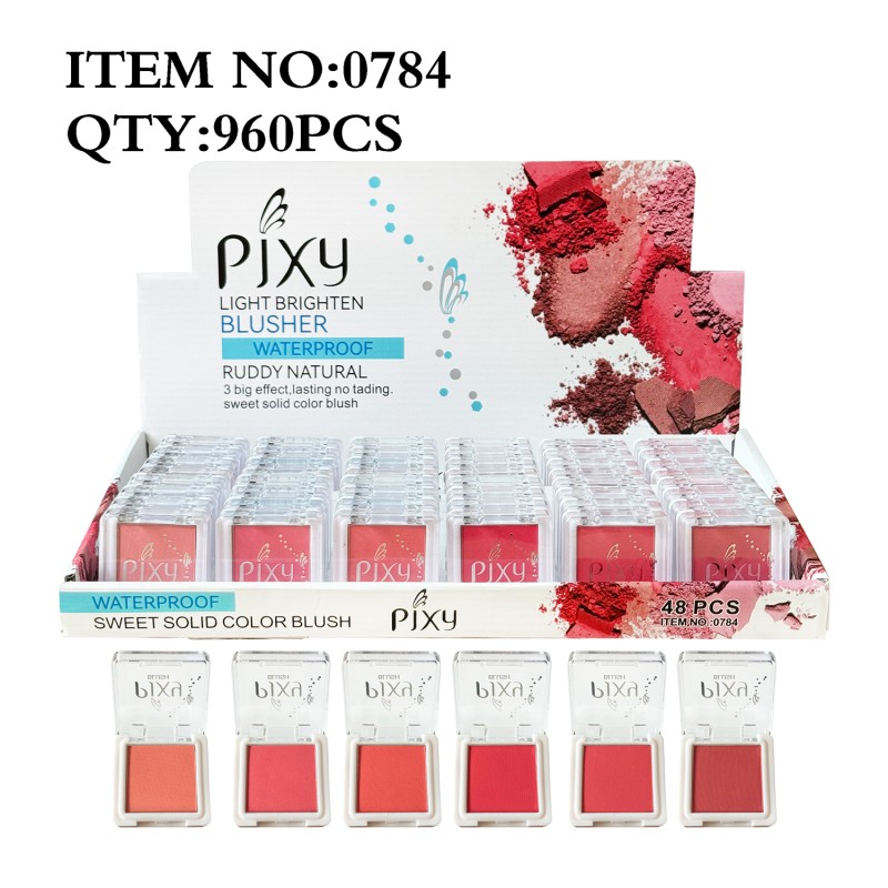 Small Blush Supplier - Wholesale PIXY 6 Colors Vegan Matte Beauty Single Smooth Small Blush
