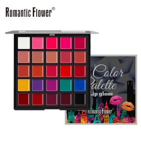 Lip Gloss Palette Supplier - 25 Color Lip Makeup Waterproof Moisturizer Lip Gloss Palette