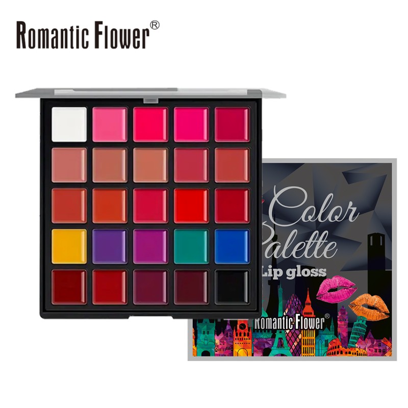 Lip Gloss Palette Supplier - 25 Color Lip Makeup Waterproof Moisturizer Lip Gloss Palette