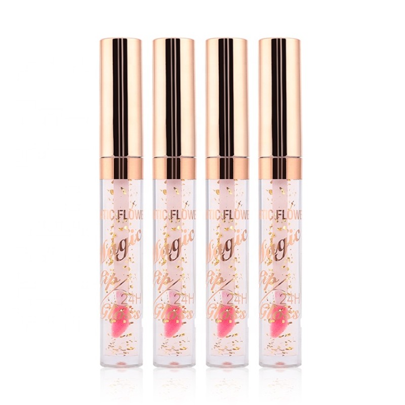 Magic Lip Gloss Manufacturer - Custom Private Label Change Color Waterproof Pink Magic Lip Gloss