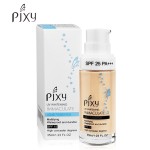 粉底液厂家-新款代工PIXY3色全遮瑕哑光瓶泵头