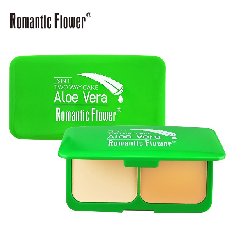 Powder Palette Manufacturer - Wholesale 3 in 1 99% Aloe Vera Two Way Cake Nude Matte