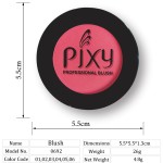 单色腮红供应商-批发PIXY6色纤薄体积腮红哑光高显色美容