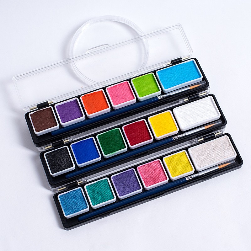 Body Paint Stick Manufacturer - Blister Packaging 12 Colors