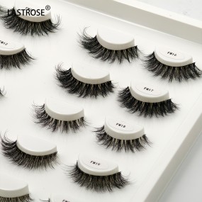 Full Strip Lashes Supplier - New High Quality Clear Band Lashes Faux Mink Eyelashes Vegan Full Strip Lashes Invisible Band