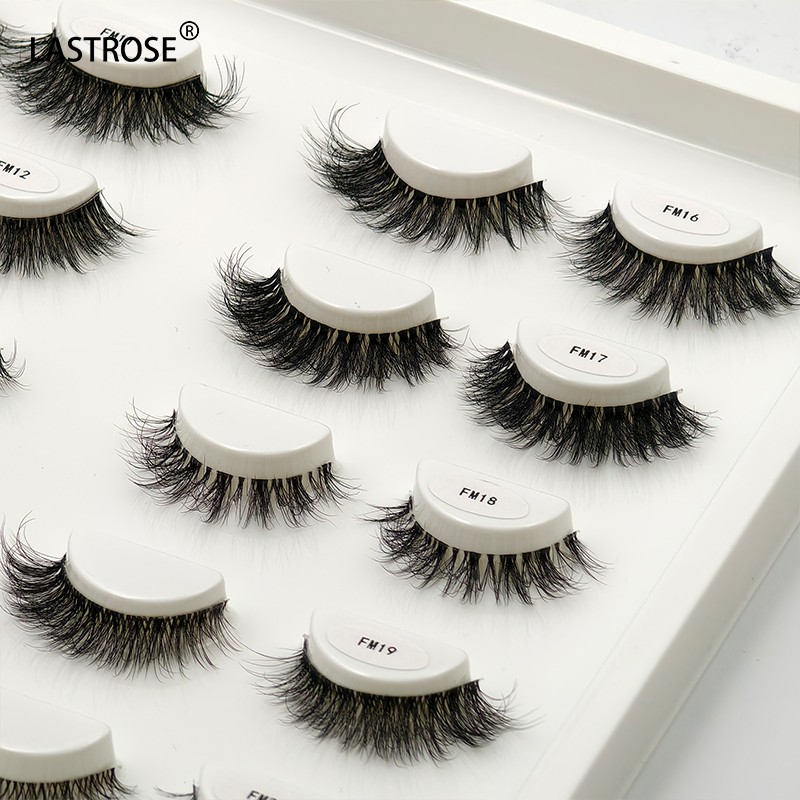 Full Strip Lashes Supplier - New High Quality Clear Band Lashes Faux Mink Eyelashes Vegan Full Strip Lashes Invisible Band