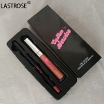 唇妆套装供应商-厂家批发保湿19色裸色唇彩纯素哑光乳霜唇线笔套件代工