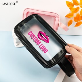 Waterproof Toiletry Bag Factory - Waterproof Toiletry Bag Transparent PVC Wash Bag Cosmetic Makeup Bag Black Transparent Matte