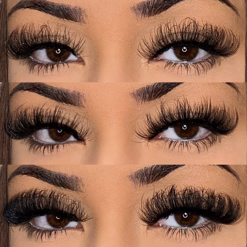 False Lashes Manufacturer - Wholesale 15-30mm Fluffy Faux Mink Lashes Private Label Fluffy Lash Strips