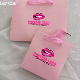 艺术纸礼品包装厂家-批发奢华可回收艺术纸礼品包装丝带手柄牛皮纸袋