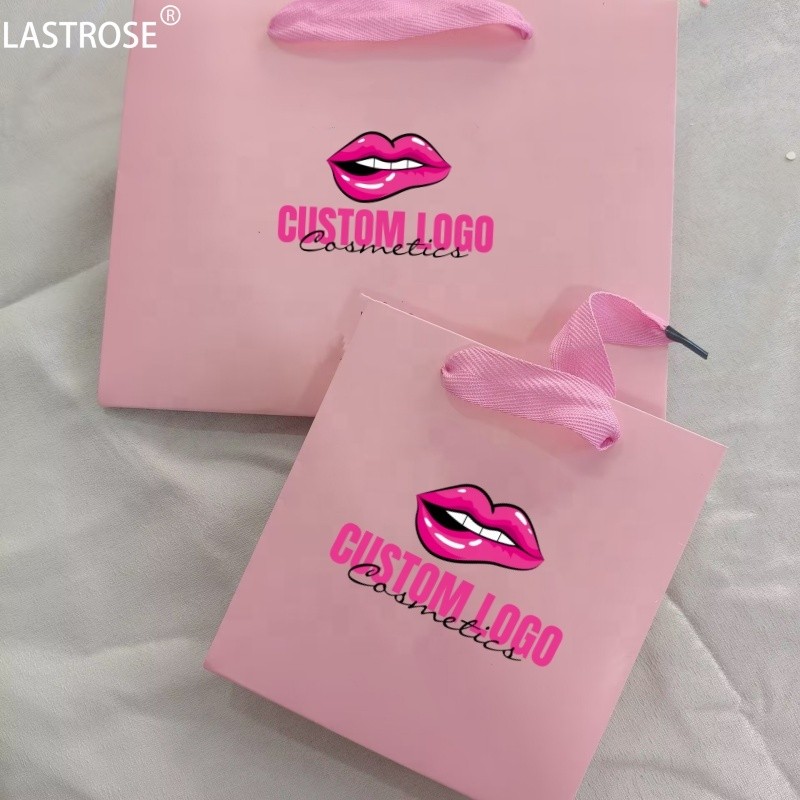 Art Paper Gift Packaging Manufacturer - Wholesale Luxury Recyclable Art Paper Gift Packaging Ribbon Handles Kraft Paper Bag