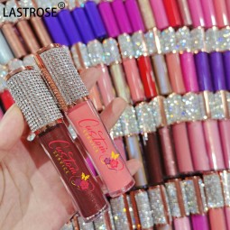 唇彩厂家-批发纯素光泽唇彩高光纯素粉色唇彩哑光裸色