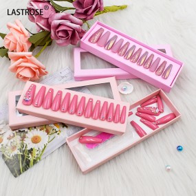 假指甲包装盒厂家-假指甲包装盒按压指甲盒指甲按压批发指甲包装