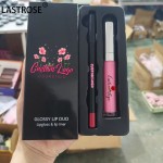 唇妆套装供应商-厂家批发保湿19色裸色唇彩纯素哑光乳霜唇线笔套件代工