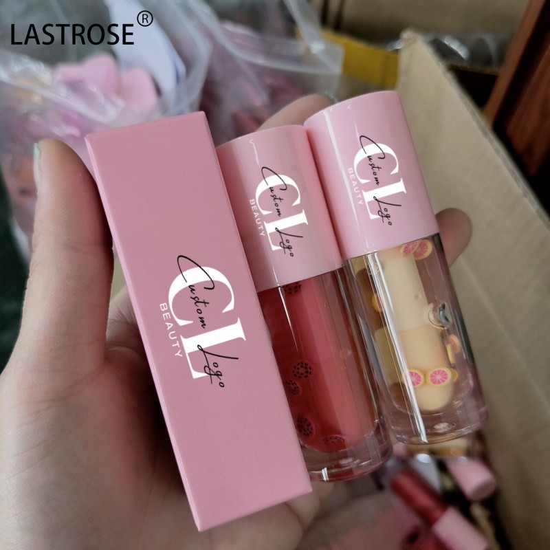 Lip Oil Supplier - Wholesale Liquid Lip Plumper Oil Private Label Big Brush Fruit Lip Oil