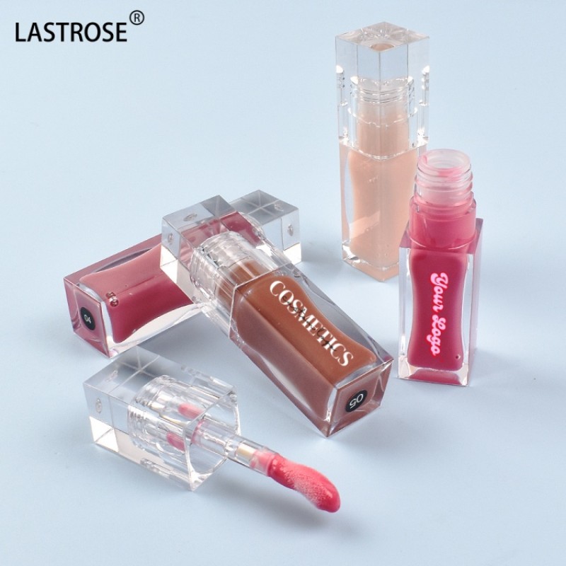 Lip Gloss Oil Factory - Private Label Moisturizing Glossy Lip Tint Vegan High Pigment Nude Brown