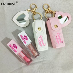 唇彩支架供应商-变色保湿透明润唇膏纯素粉色丰唇水果唇油