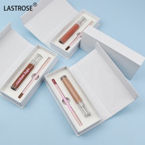 Makeup Set Manufacturer - 2 in 1 Vegan High Pigment Lip Liner & Lip Gloss Kit with Gift Set Packaging